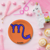 蠍座記号 ペーパープレート (パーティー)