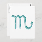 蠍座記号 ポストカード (正面/裏面)