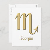 蠍座記号 ポストカード (正面/裏面)