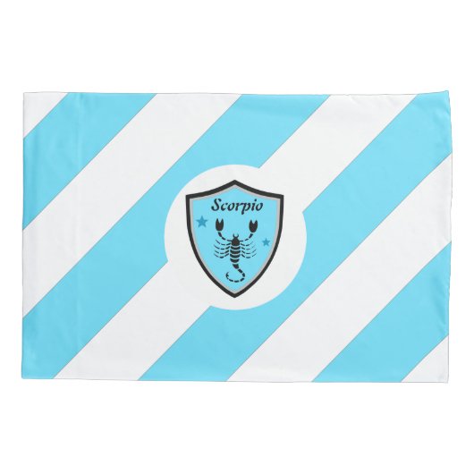 蠍座記号 枕カバー (裏面)