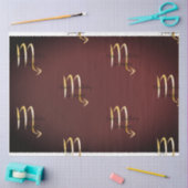 蠍座誕生日のカラーラップ 薄葉紙 (クラフト)