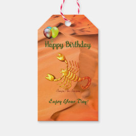 蠍座誕生日10月23日～11月21日)ギフトT ギフトタグ