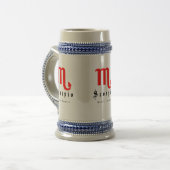 蠍座10月23日～11月21日 ビールジョッキ (正面左)