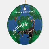 蠍座10月24日~11月22日オーナメント セラミックオーナメント (左)