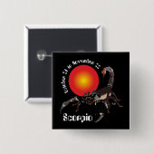 蠍座10月24日～11月22日ボタン 缶バッジ (正面&裏面)