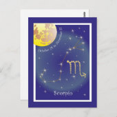 蠍座10月24日～11月22日ポストカルテ ポストカード (正面/裏面)