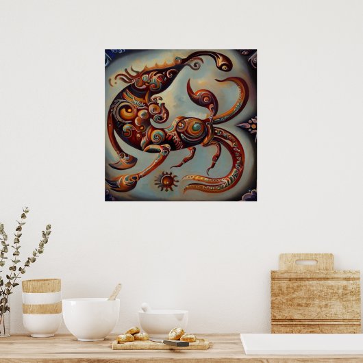 蠍座11 ポスター (キッチン)