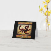 蠍座4 カード (黄色い花)