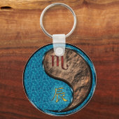 蠍座&アースドラゴン キーホルダー (正面)