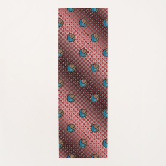 蠍座&アースラビット ヨガマット (正面)