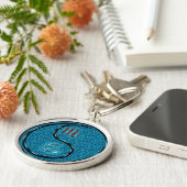 蠍座&ウォータースネークキーチェーン キーホルダー (側面)