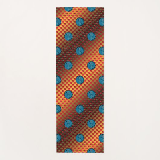 蠍座&ウォーターホース ヨガマット (正面)