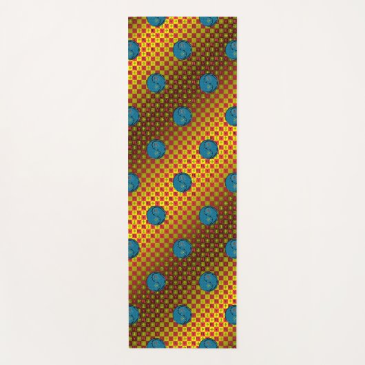 蠍座&ウォーターモンキー ヨガマット (正面)