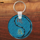 蠍座&ウォーター・ドラゴン キーホルダー (正面)