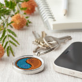 蠍座&ウッドオックス キーホルダー (側面)