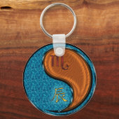 蠍座&ウッドドラゴン キーホルダー (裏面)