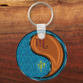 蠍座&ウッドモンキー キーホルダー (正面)