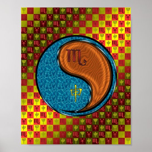 蠍座&ウッドモンキー ポスター (正面)