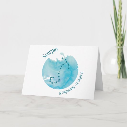 蠍座 カード (正面)