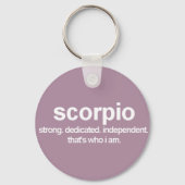 蠍座 キーホルダー (正面)