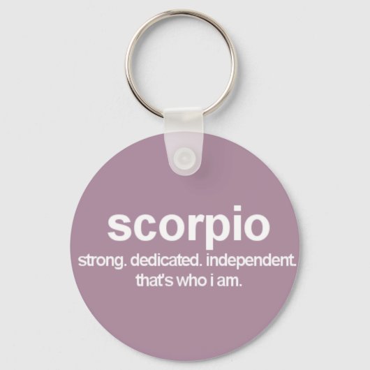 蠍座 キーホルダー (正面)