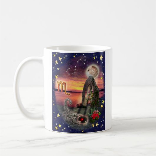 蠍座 コーヒーマグカップ (左)