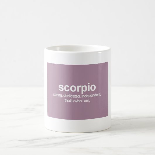 蠍座 コーヒーマグカップ (中央)