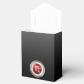 蠍座 – ザスコーピオン〔占星術の〕十二宮図標識 フェイバーボックス (オープン)