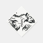 蠍座 スタンダードカクテルナプキン (角)