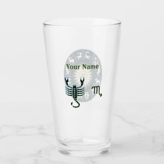 蠍座 タンブラーグラス (正面)