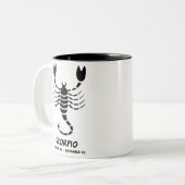 蠍座 ツートーンマグカップ (正面左)