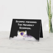 蠍座、ハッピーバースデーカスタマイズ!- カード (裏面)