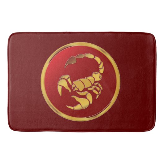 蠍座 バスマット (正面)