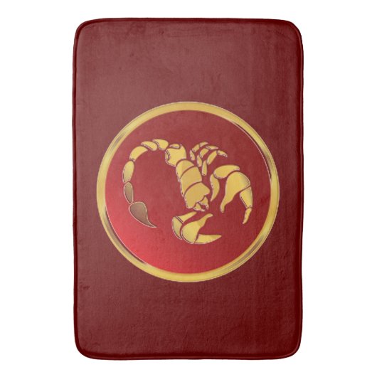 蠍座 バスマット (正面縦)