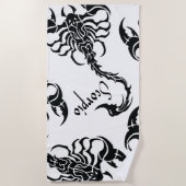 蠍座 ビーチタオル (正面)