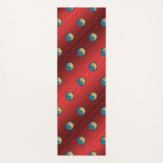 蠍座&ファイアタイガー ヨガマット (正面)