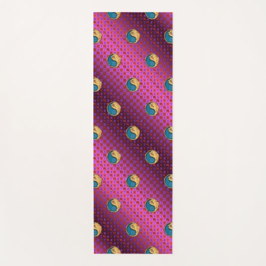 蠍座&ファイアボア ヨガマット (正面)