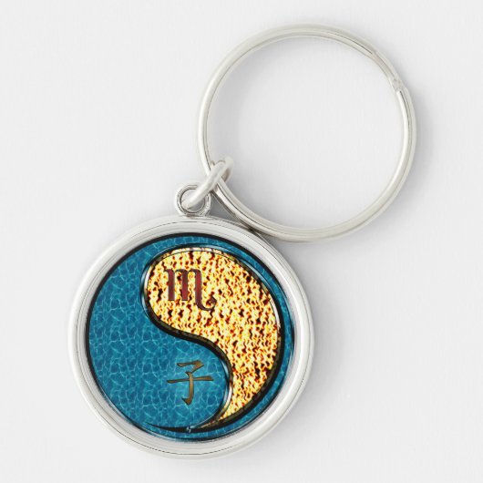 蠍座&ファイアラット キーホルダー (正面)