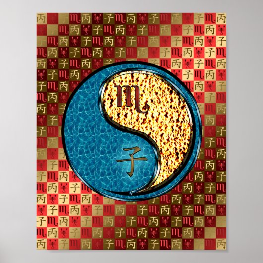 蠍座&ファイアラット ポスター (正面)