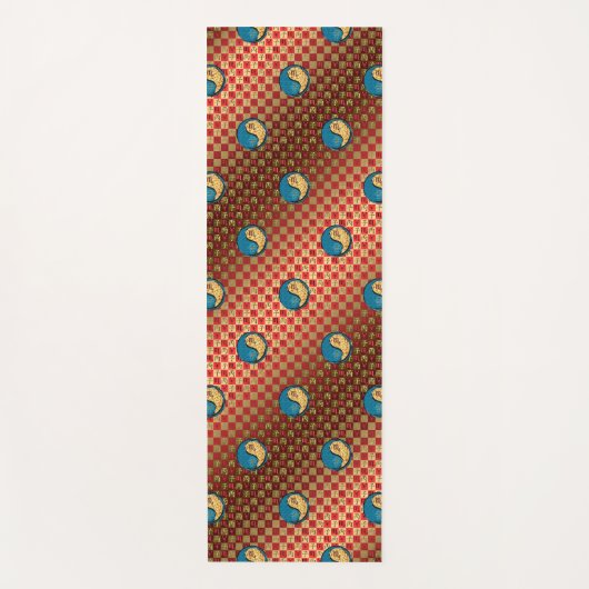 蠍座&ファイアラット ヨガマット (正面)