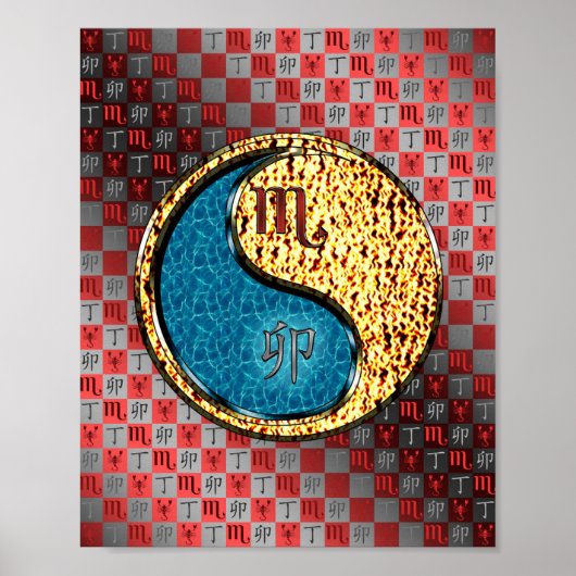 蠍座&ファイアーラビット ポスター (正面)