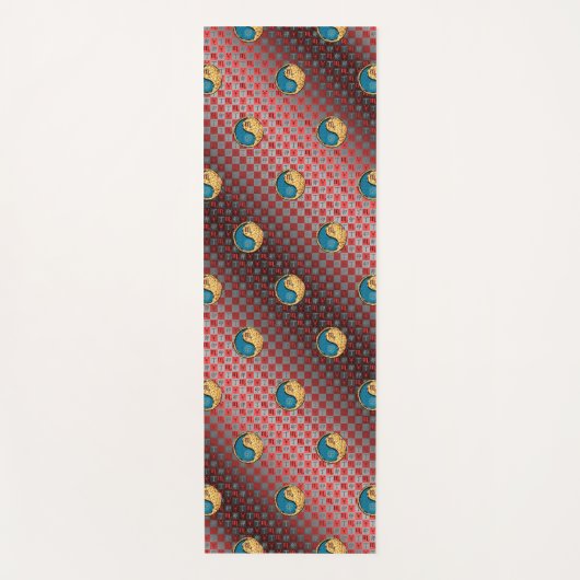 蠍座&ファイアーラビット ヨガマット (正面)