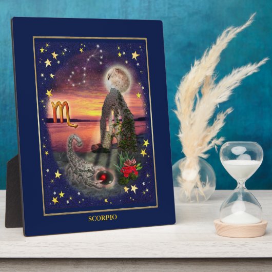 蠍座 フォトプラーク (側面)