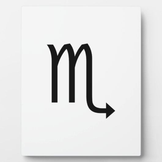 蠍座 フォトプラーク (正面)