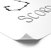 蠍座 ポスター (角)