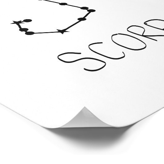 蠍座 ポスター (角)