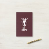 蠍座 ポストイット (デスク上)