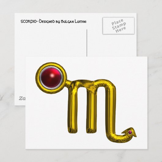 蠍座 ポストカード (正面/裏面)
