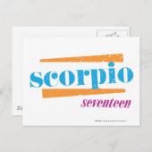 蠍座 ポストカード (正面/裏面)