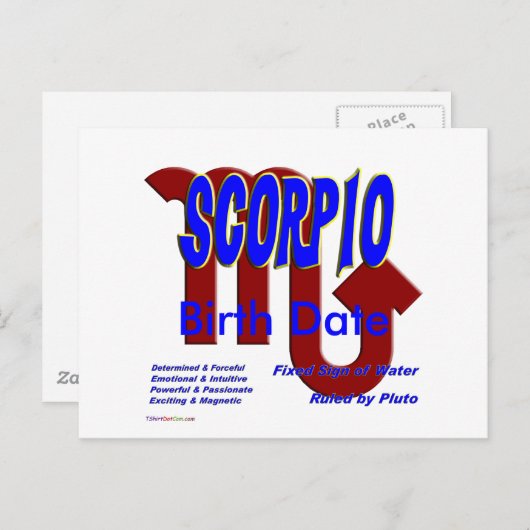 蠍座 ポストカード (正面/裏面)